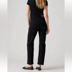 Levi’s Ribcage Straight Ankle Jeans - BLACK - NWT